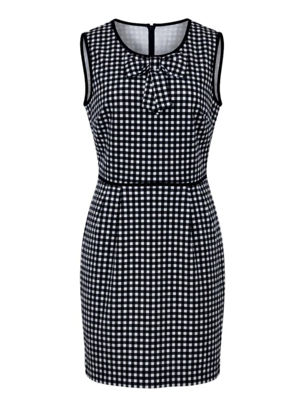 Vintage Juicy Couture Gingham Bow Cutout Back Stretch y2k Dress Size 6